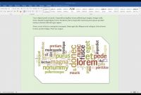 Create A Word Cloud In Microsoft Word  Youtube with Free Word Collage Template