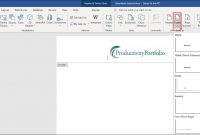 Create A Word Letterhead Template  Productivity Portfolio with How To Create A Letterhead Template In Word
