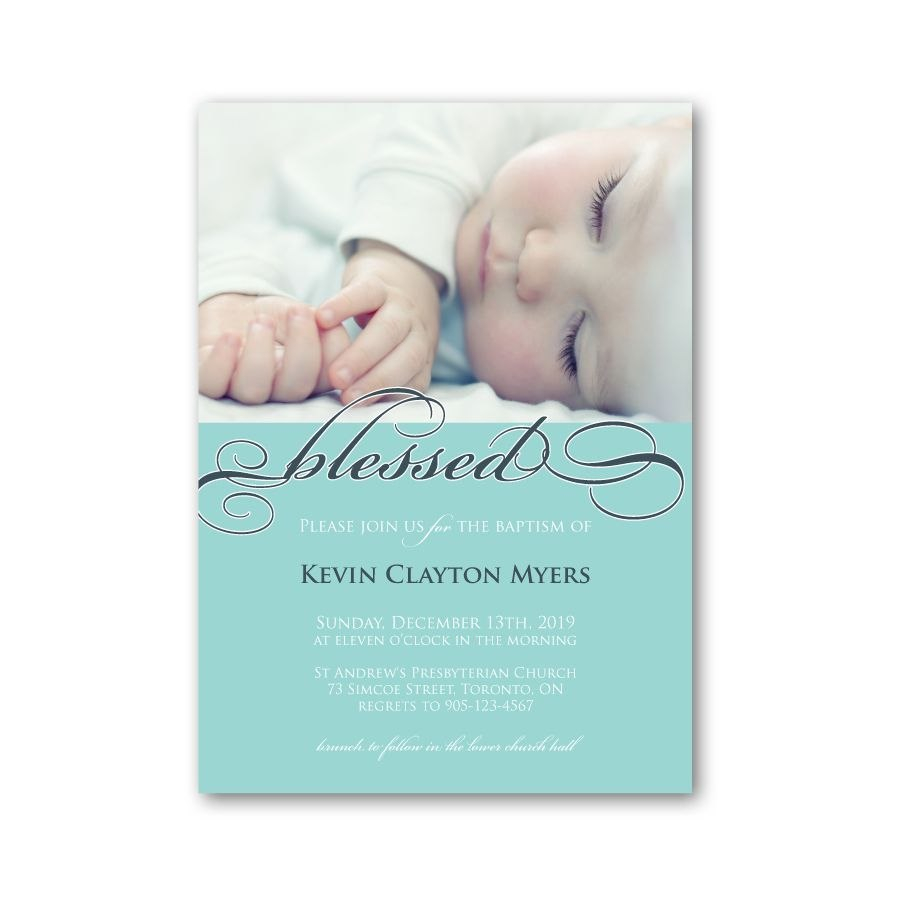 Create Amazing Christening Invitation Blank Template For Baby Boy intended for Blank Christening Invitation Templates