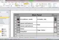 Creating A Residential Electrical Panel Directory In Visio within Electrical Panel Labels Template