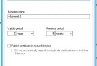 Creating A Vsphere  Certificate Template In Active Directory  Blah with Active Directory Certificate Templates
