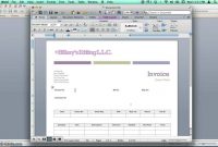 Creating Invoices Using Microsoft Word Templates  Youtube inside What Is A Template In Word