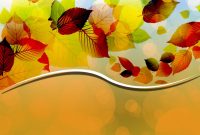 Creative Autumn Leaves Vector Backgrounds For Powerpoint  Flower pertaining to Free Fall Powerpoint Templates