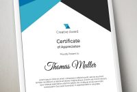 Creative Award Certificate Template within Small Certificate Template
