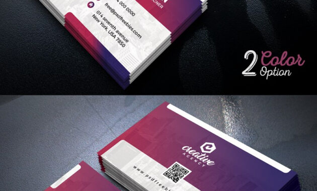 Creative Business Card Template Psd Set  Psdfreebies within Creative Business Card Templates Psd