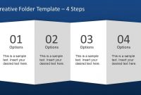 Creative Folder Paper With  Fold Brochure  Slidemodel regarding Brochure 4 Fold Template