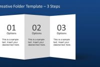 Creative Folder Template Layout For Powerpoint  Slidemodel inside Quad Fold Brochure Template