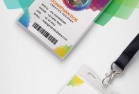 Creative Id Card Design Examples With Free Download  Design Desk pertaining to Conference Id Card Template