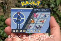Custom Pokemon Trainer Card Kalos Design  Bestpaperdom regarding Pokemon Trainer Card Template