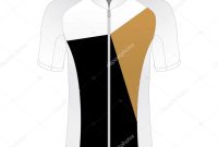 Cycling Jersey Mockup Shirt Sport Design Template Road Racing in Blank Cycling Jersey Template