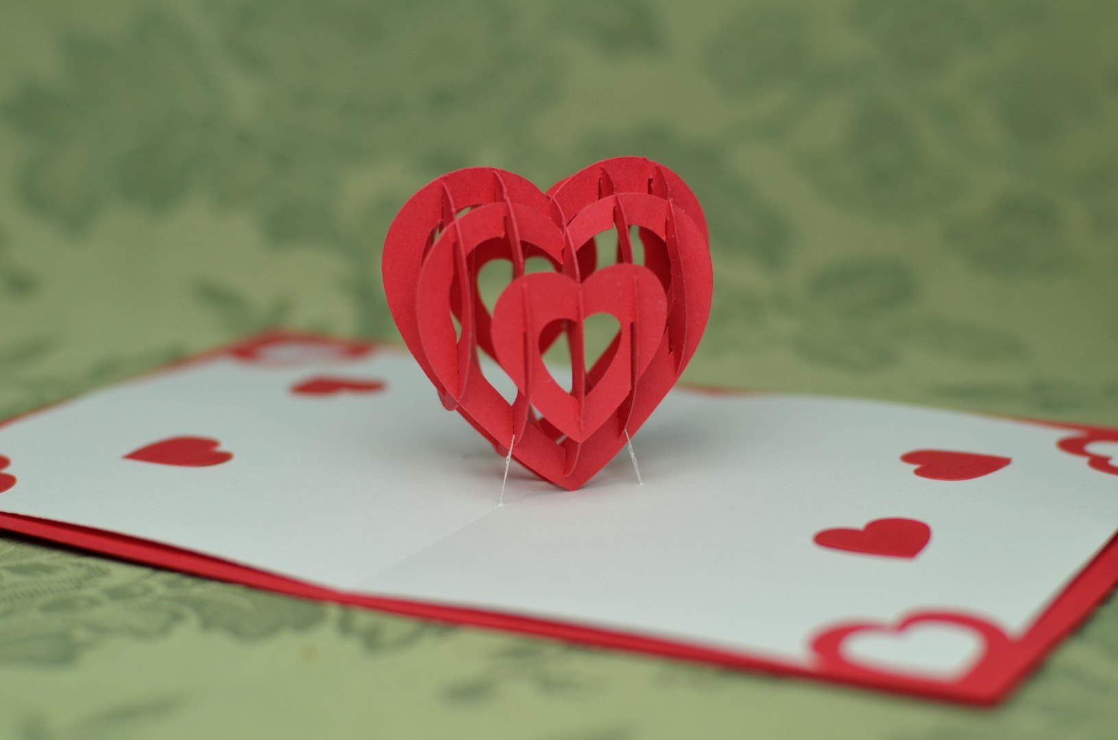 D Heart Pop Up Card Template  Creative Pop Up Cards inside 3D Heart Pop Up Card Template Pdf