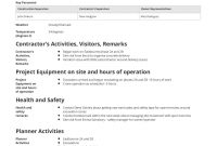 Daily Activity Report Template Free And Better Than Excel And Pdf within Daily Activity Report Template