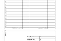 Daily Cash Sheet Template  Daily Report Template  Breakfast inside Daily Report Sheet Template