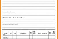 Daily Report Template Word  Lobo Development in Daily Site Report Template