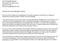 Data Analyst Cover Letter Example  Resume Genius pertaining to Report To Senior Management Template