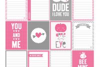 Days Of Free Valentine's Printables Day   Misstiina with regard to 52 Reasons Why I Love You Cards Templates Free