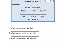 Dentist Appointment Card Worksheet  Free Esl Printable Worksheets with regard to Dentist Appointment Card Template