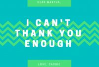 Design A Custom Thank You Card  Canva in Index Card Template Open Office