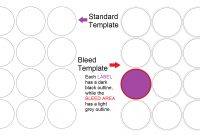 Designing A Label Template – When  How To Use A Bleed Template in 1.5 Circle Label Template