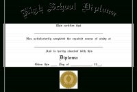 Diploma Template Free Download Ideas Beautiful Marriage pertaining to School Certificate Templates Free