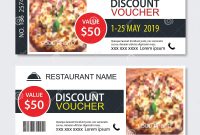 Discount Gift Voucher Fast Food Template Design Pizza Set Use For throughout Pizza Gift Certificate Template