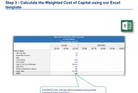 Discounted Cash Flow Analysis Example  Dcf Model Template In Excel in Stock Analysis Report Template