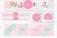 Diy Editable Etsy Shop Graphic Bundle Kit  Etsy Banner Cover Photo with regard to Free Etsy Banner Template