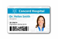 Doctor Id Badge Same Day Shipping From Idcreator  Pictureicon within Doctor Id Card Template