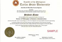 Doctorate Degree Certificate Template  Bizoptimizer with Doctorate Certificate Template