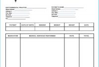 Doctors Invoice Template with Doctors Invoice Template