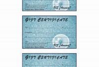 Donation Gift Certificate pertaining to Microsoft Gift Certificate Template Free Word