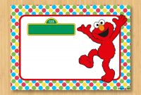 Download Free Printable Elmo Birthday Invitations  Bagvania inside Elmo Birthday Card Template