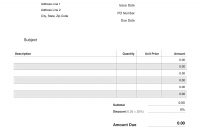 Download Invoice Templates – Pdf Sample intended for Make Your Own Invoice Template Free