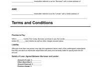 Download Personal Loan Agreement Template  Pdf  Rtf  Word in Private Loan Agreement Template Free