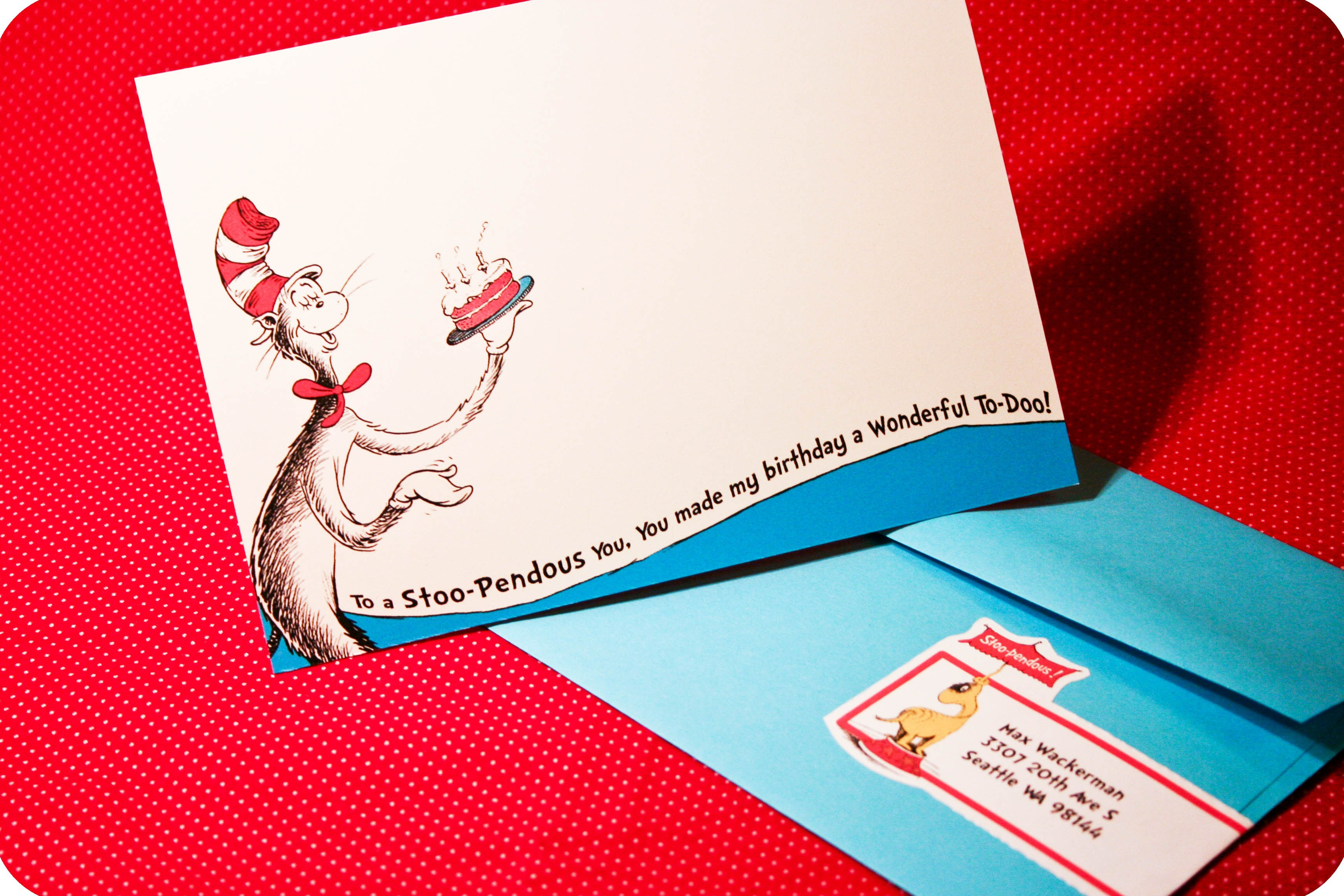 Dr Seuss Party Series Invites – with regard to Dr Seuss Birthday Card Template