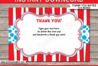 Dr Seuss Party Thank You Cards Template with Dr Seuss Birthday Card Template