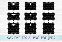 Earring Cards Svg Earring Display Cards Svg Template Diy throughout Free Svg Card Templates