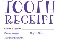 Easy Tooth Fairy Ideas  Tips For Parents  Free Printables with regard to Tooth Fairy Certificate Template Free