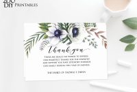 Editable Funeral Thank You Card  Memorial Editable Template intended for Sympathy Card Template