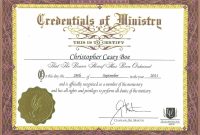 Editable Pastor Ordination Certificate Templates Thorcicerosco within Certificate Of Ordination Template