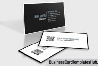 Elegant Black And White Qr Code Business Card Template  Youtube throughout Qr Code Business Card Template