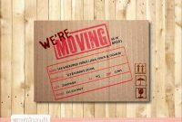 Elegant Free Printable Moving Announcement Templates  Best Of Template inside Moving House Cards Template Free
