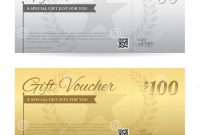 Elegant Gift Voucher Or Gift Card Certificate Template Stock Vector within Promotion Certificate Template