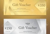Elegant Gift Voucher Or Gift Card Or Coupon Template For Discount inside Elegant Gift Certificate Template