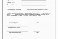 Elegant Loan Repayment Agreement Template Free  Best Of Template intended for Employee Repayment Agreement Template