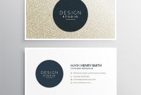 Elegrant Business Company Visiting Card Template Vector Image in Company Business Cards Templates