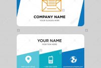 Email Business Card Design Template Visiting For Your Company with regard to Email Business Card Templates