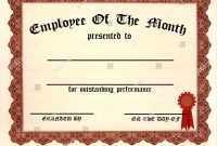 Employee Of The Month Certificate  This Is Charlietrotter pertaining to Employee Of The Month Certificate Templates