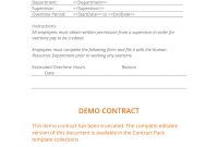 Employee Overtime Authorization Form   Easy Steps within Overtime Agreement Template