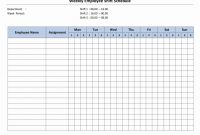 Employee Y Work Schedule Template Report Excel  Smorad for Employee Daily Report Template